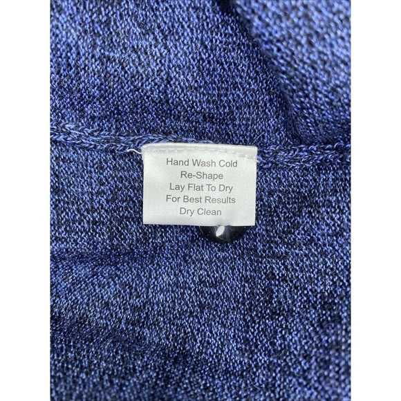 Joseph Abboud Men’s Blue Merino Wool Blend Knit Sweater Pullover XXL NWT - Picture 4 of 8